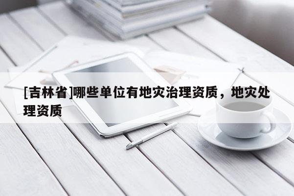 [吉林省]哪些單位有地災(zāi)治理資質(zhì)，地災(zāi)處理資質(zhì)