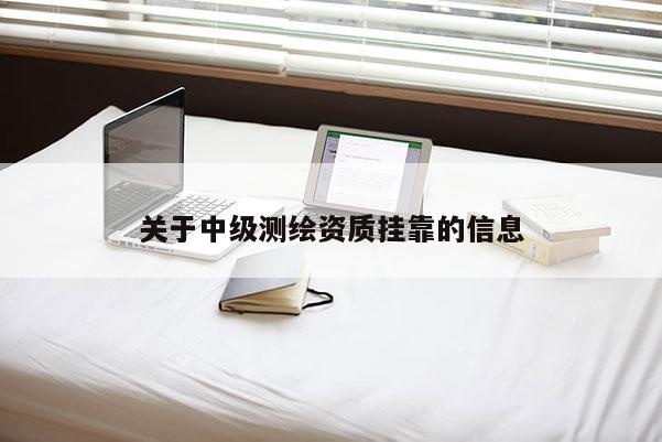 關于中級測繪資質掛靠的信息