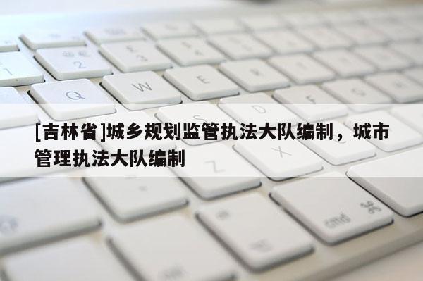 [吉林省]城鄉規劃監管執法大隊編制，城市管理執法大隊編制
