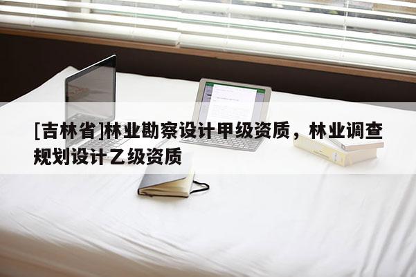 [吉林省]林業勘察設計甲級資質，林業調查規劃設計乙級資質