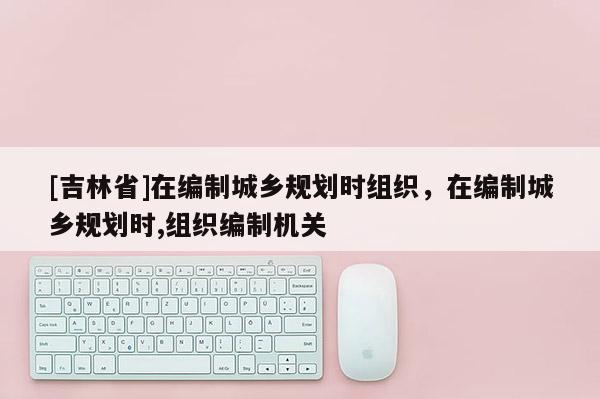[吉林省]在編制城鄉規劃時組織，在編制城鄉規劃時,組織編制機關