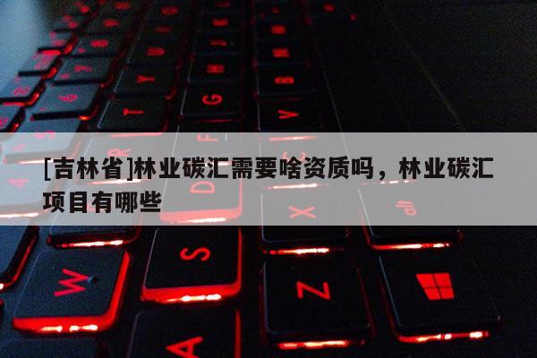 [吉林省]林業(yè)碳匯需要啥資質(zhì)嗎，林業(yè)碳匯項目有哪些