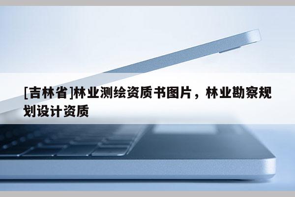 [吉林省]林業測繪資質書圖片，林業勘察規劃設計資質