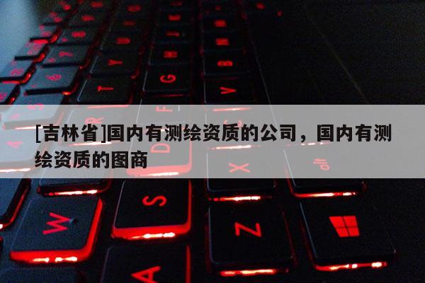 [吉林省]國內有測繪資質的公司，國內有測繪資質的圖商