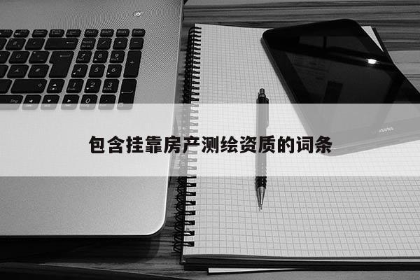 包含掛靠房產測繪資質的詞條