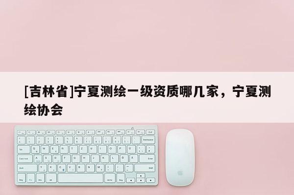 [吉林省]寧夏測繪一級資質哪幾家，寧夏測繪協會