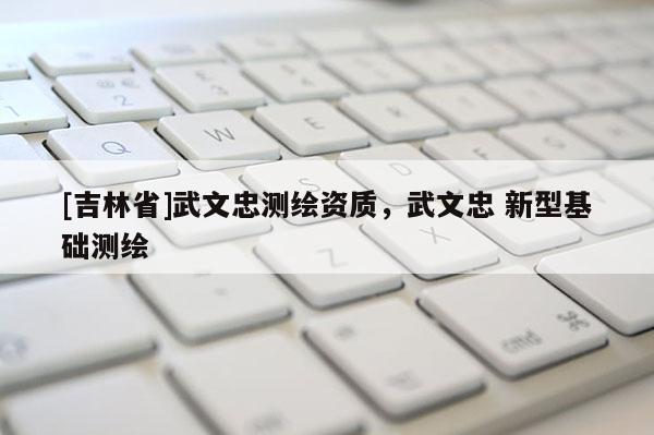 [吉林省]武文忠測繪資質，武文忠 新型基礎測繪